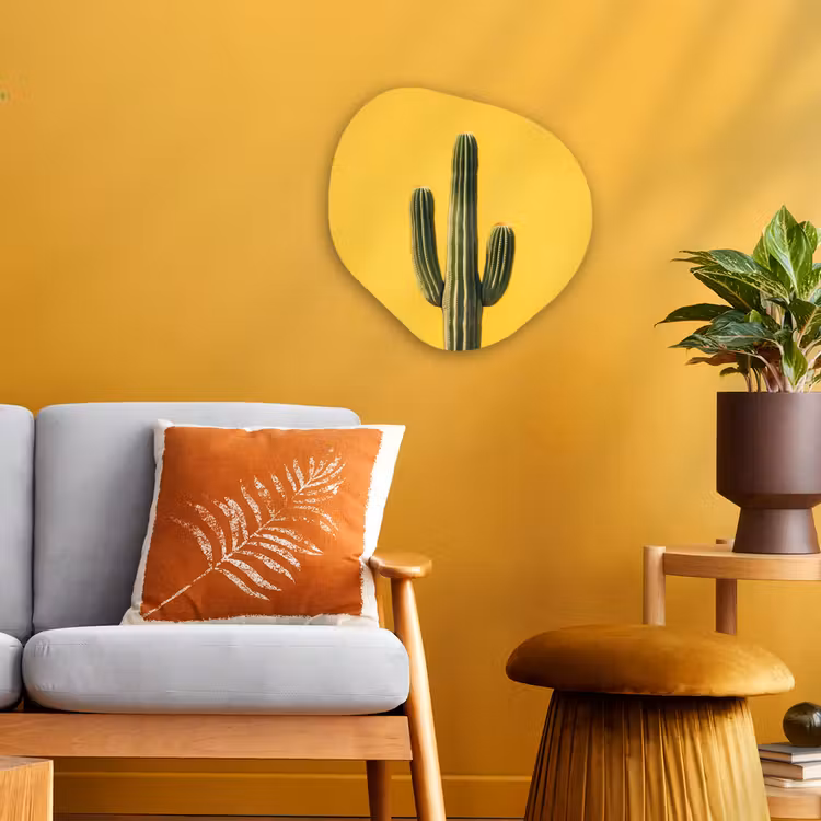 Organisch schilderij - Forex - Cactus - Groen - Minimalistisch — 3