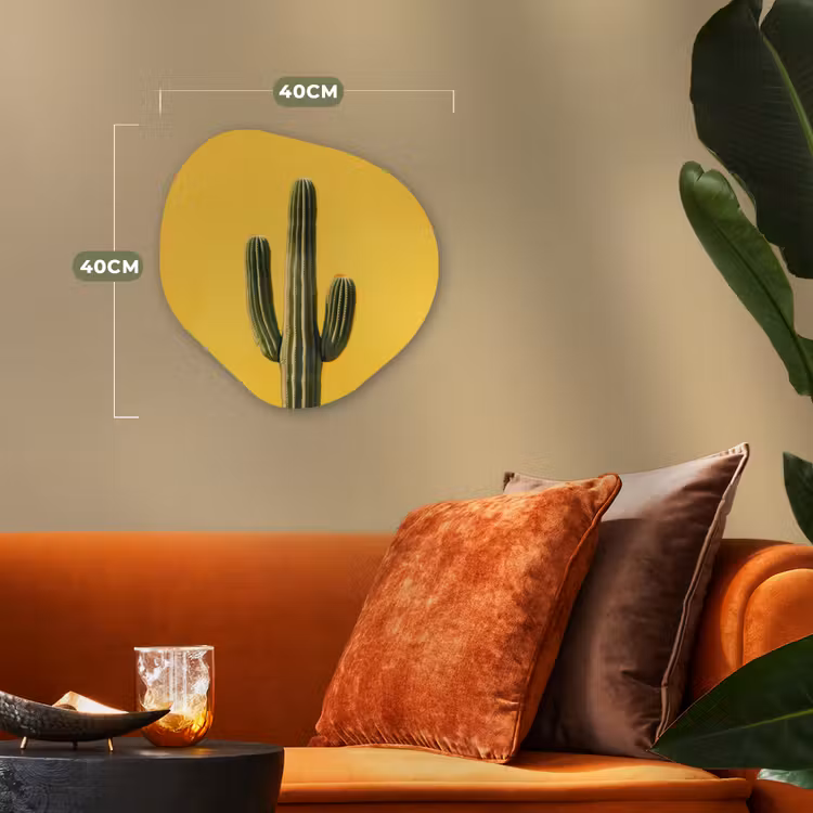 Organisch schilderij - Forex - Cactus - Groen - Minimalistisch — 4