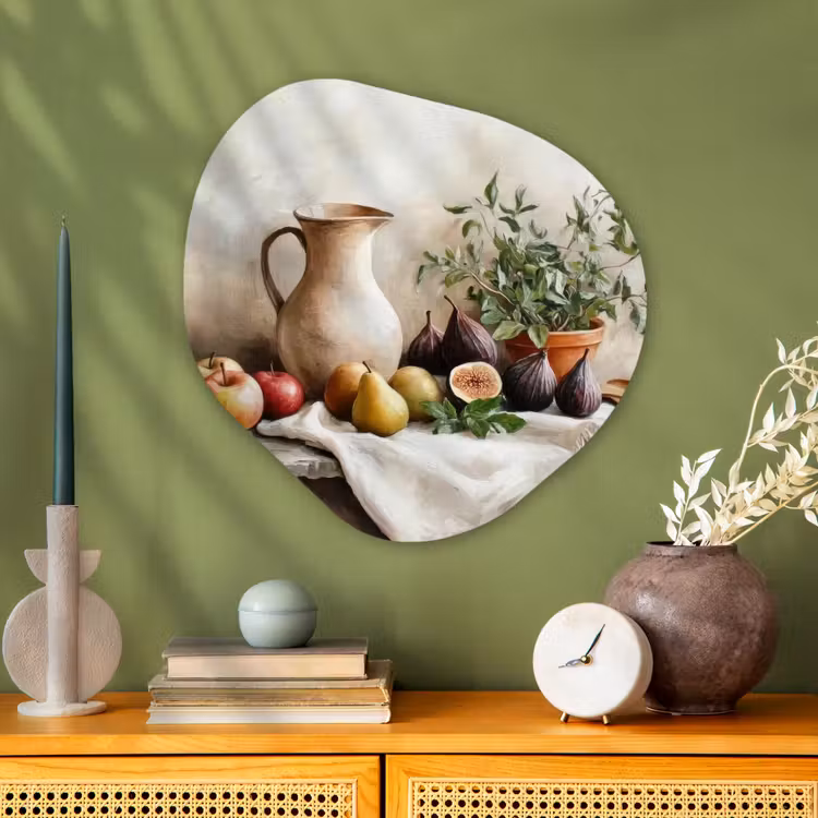 Organisch schilderij - Glas - Fruit - Kruiden - Landelijk — 2