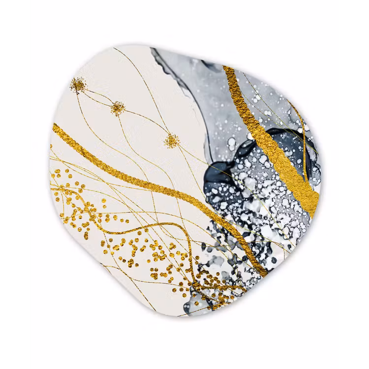 Organisch schilderij - Forex - Abstract - Goud - Natuur - Kunst — 1