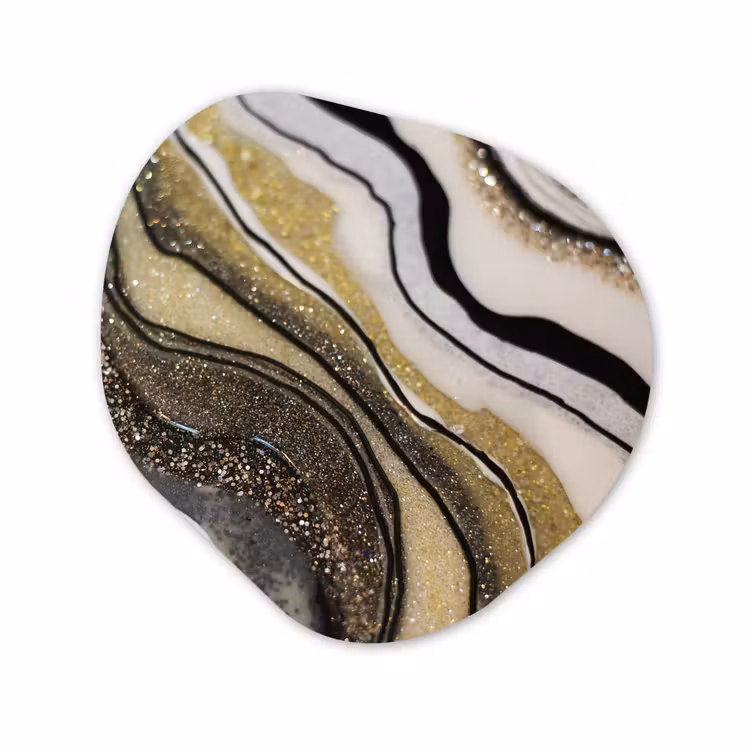 Organisch schilderij - Forex - Edelsteen - Abstract - Marmer - Natuur — 1