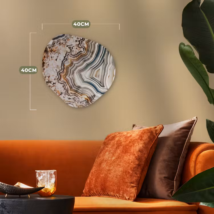 Organisch schilderij - Forex - Edelsteen - Marmer - Natuur - Abstract — 4