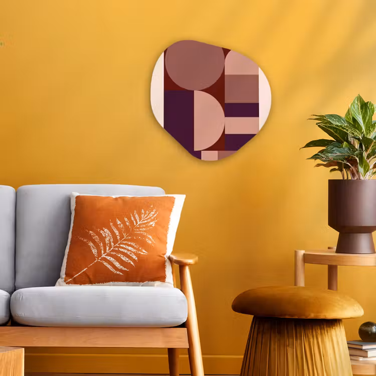 Organisch schilderij - Forex - Geometrisch - Cirkels - Rood — 3