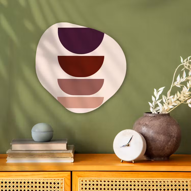 Organisch schilderij - Forex - Harmonieus - Symmetrisch - Rood — 2