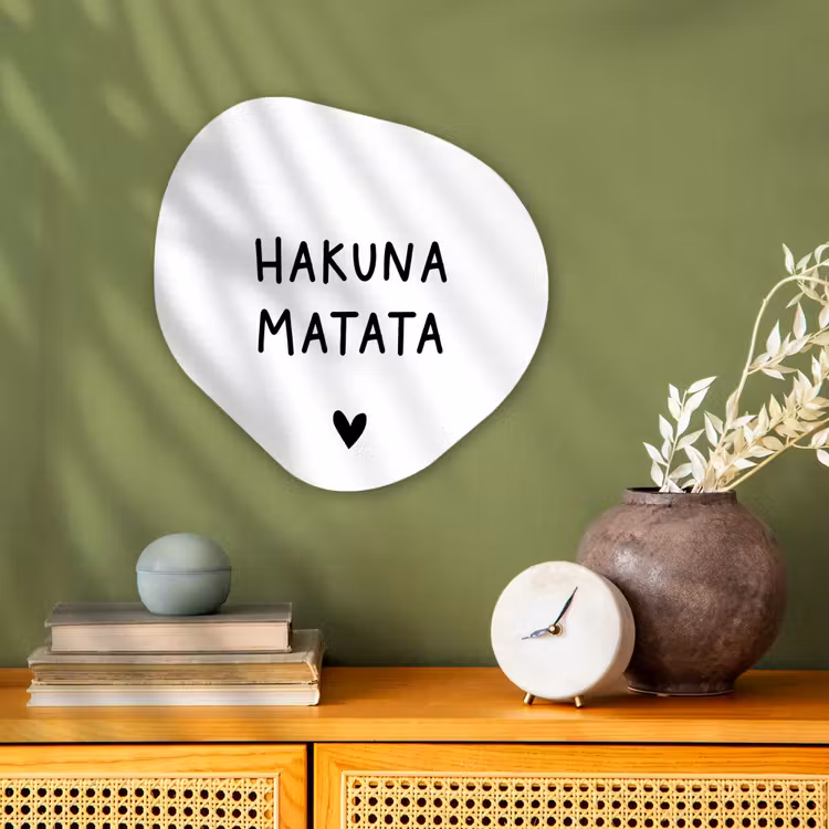 Organisch schilderij - Forex - Hakuna matata - Spreuken - Quotes — 2