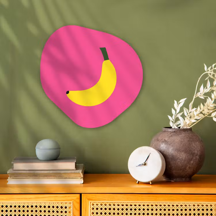 Organisch schilderij - Forex - Banaan - Geel - Fruit — 2