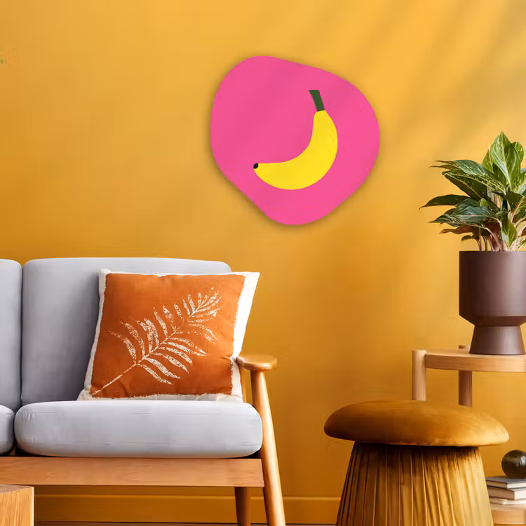 Organisch schilderij - Forex - Banaan - Geel - Fruit — 3