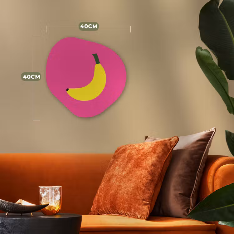 Organisch schilderij - Forex - Banaan - Geel - Fruit — 4