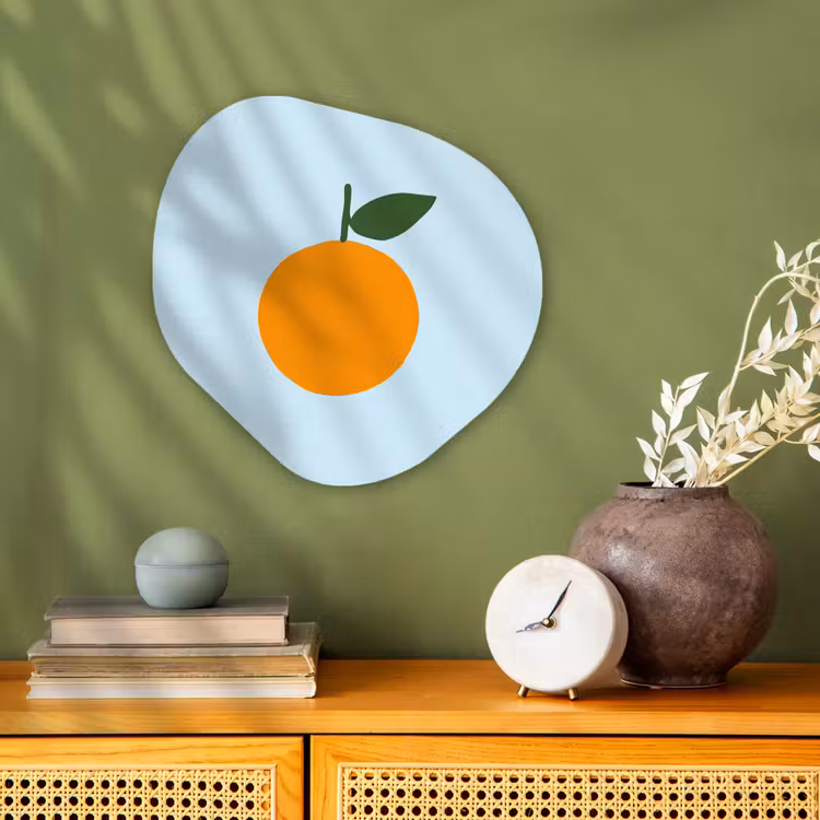 Organisch schilderij - Forex - Fruit - Sinaasappel - Oranje — 2