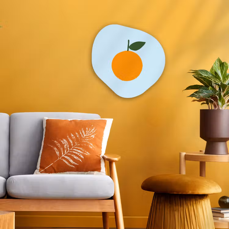 Organisch schilderij - Forex - Fruit - Sinaasappel - Oranje — 3