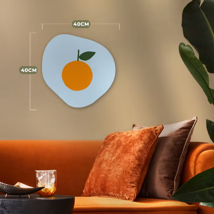 Organisch schilderij - Forex - Fruit - Sinaasappel - Oranje — 4