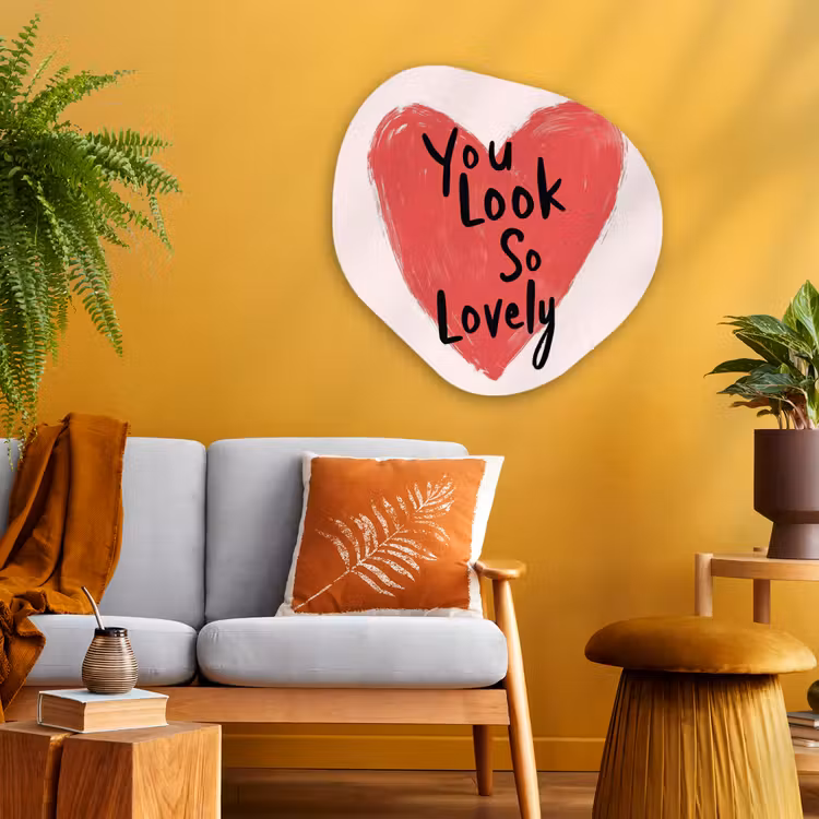Organisch schilderij - Glas - Hart - Rood - Valentijn — 3