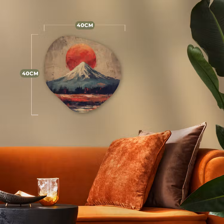 Organisch schilderij - Forex - Bergtop - Sneeuw - Zon — 4