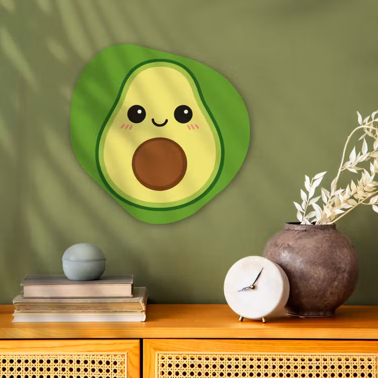 Organisch schilderij - Forex - Avocado - Groen - Speels — 2
