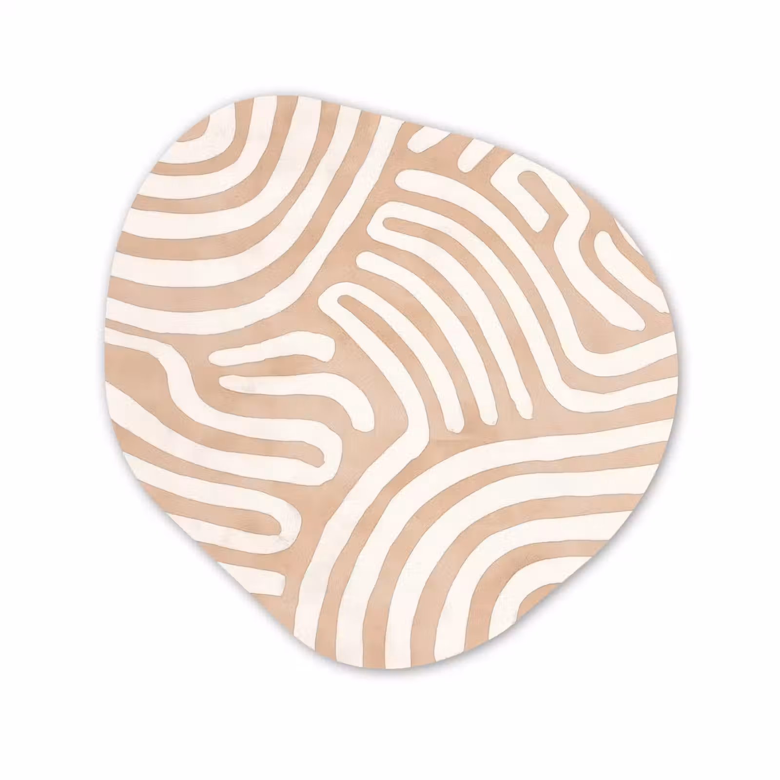 Organisch schilderij - Forex - Beige - Aardspatroon — 1