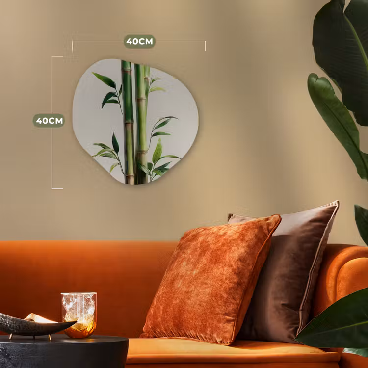Organisch schilderij - Forex - Bamboestengels - Sierlijk - Groen — 4