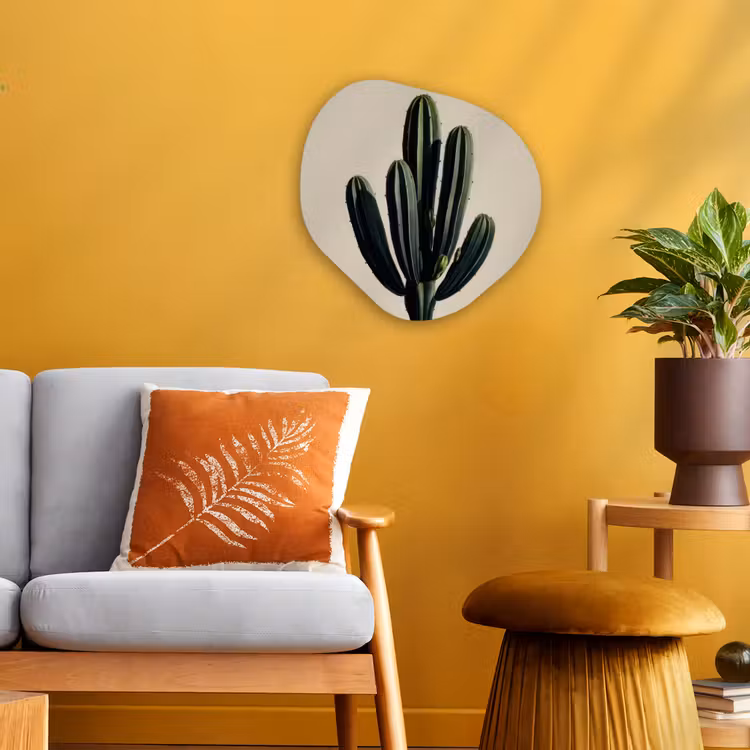 Organisch schilderij - Forex - Cactus - Subtiel - Groen — 3
