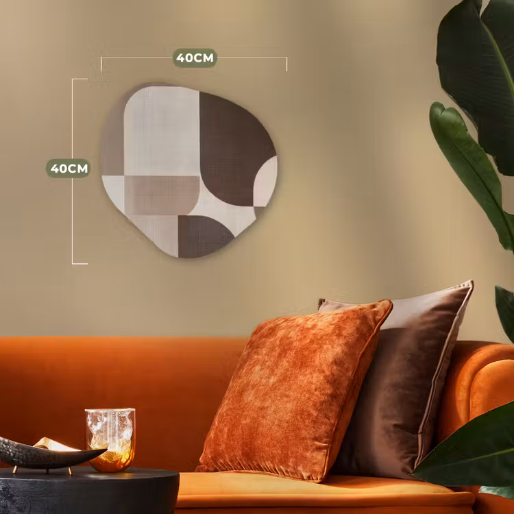 Organisch schilderij - Forex - Geometrisch - Geweven structuur - Modern — 4