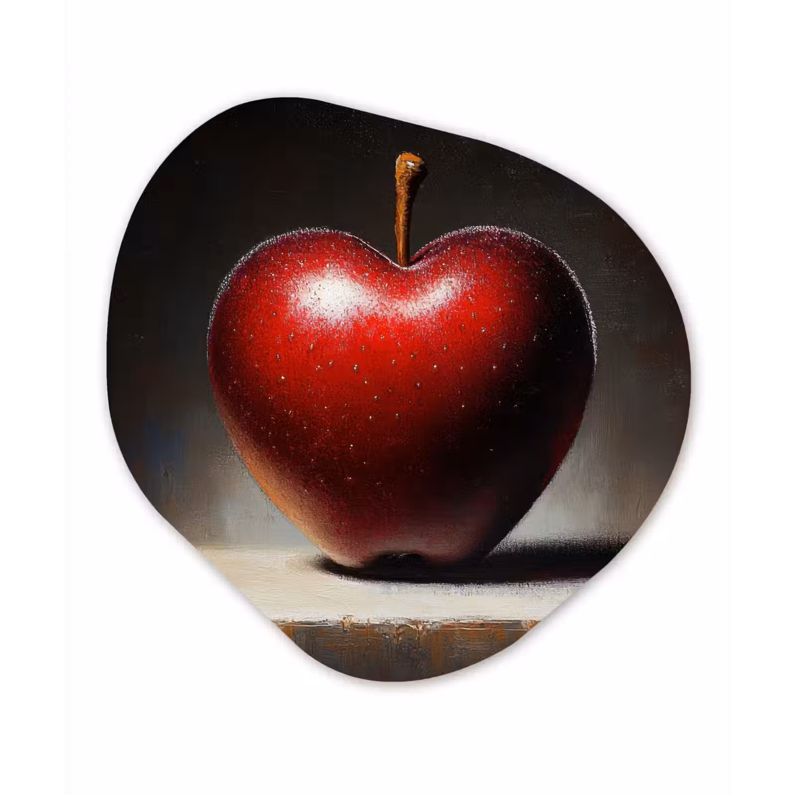 Organische vorm aluminium - Apple - Hart - Rood — 1
