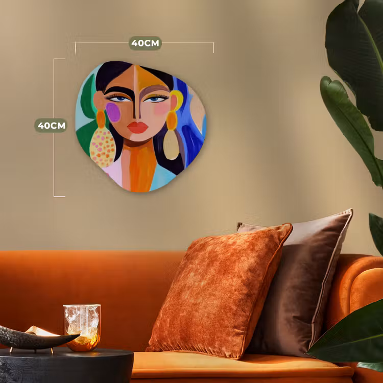 Organisch schilderij - Forex - Portret - Vrouw - Modern — 4