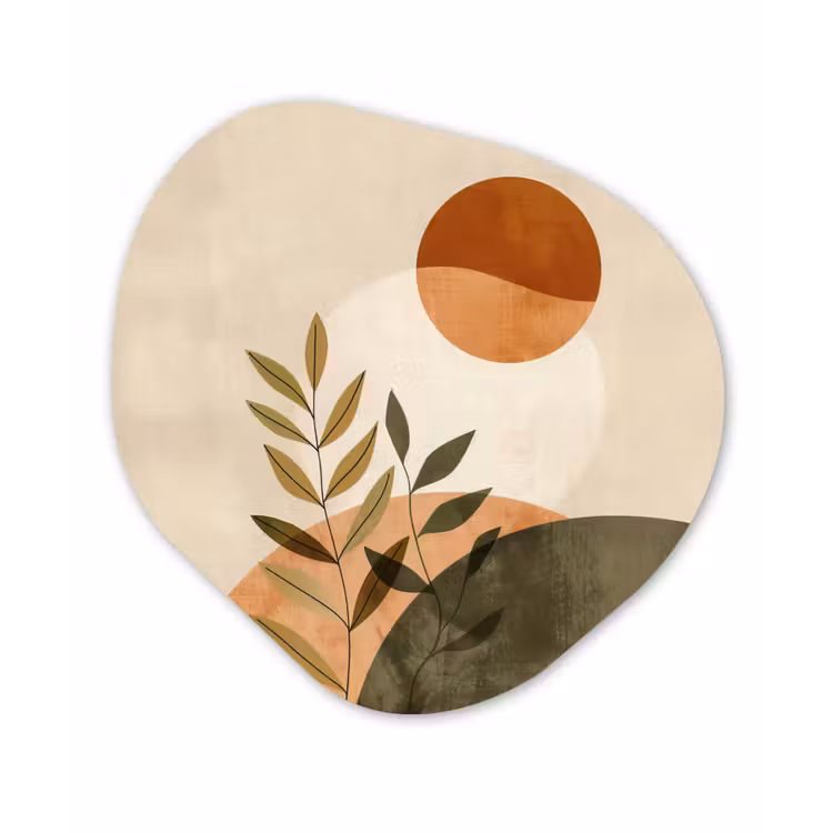 Organisch schilderij - Forex - Takken - Vormen - Abstract — 1