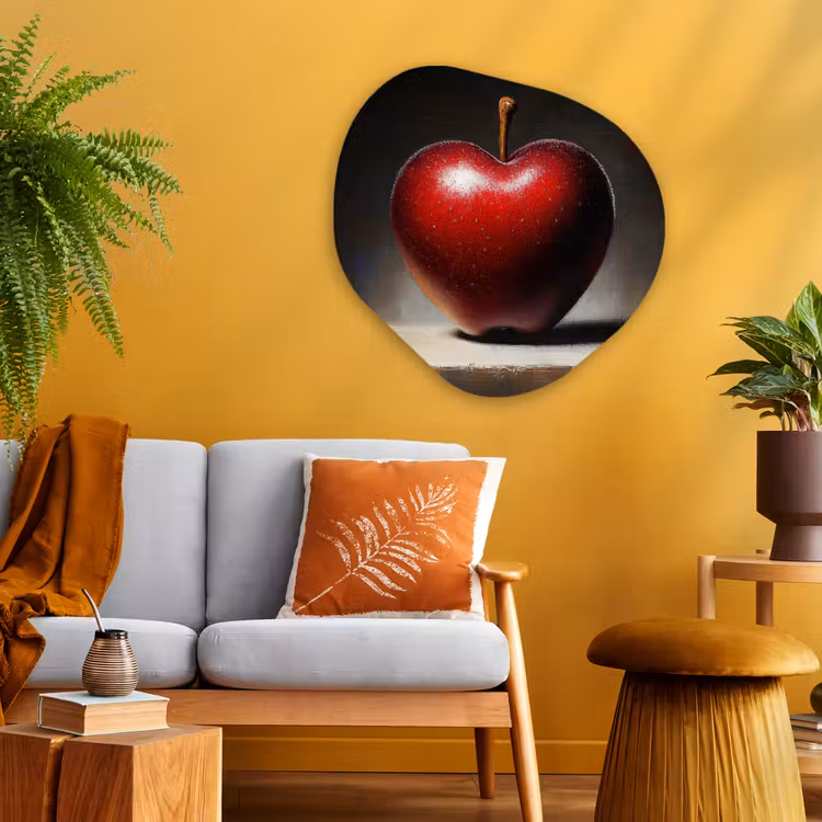 Organische vorm aluminium - Apple - Hart - Rood — 3