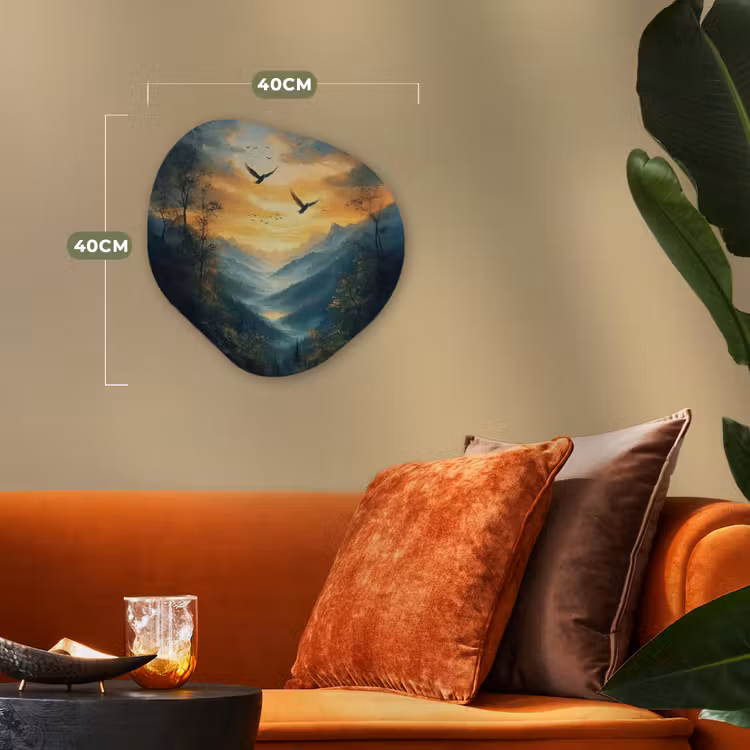 Organisch schilderij - Forex - Vogels - Zon - Bomen - Groen — 4