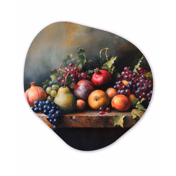 Organisch schilderij - Forex - Rustiek - Stilleven - Fruit — 1