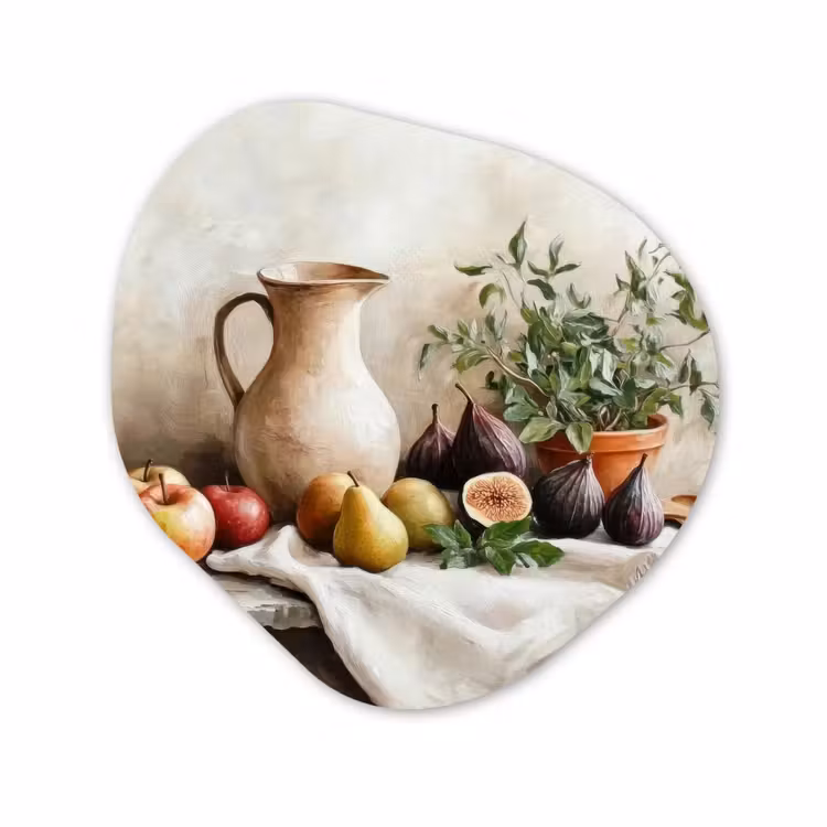 Organische vorm aluminium - Fruit - Kruiden - Landelijk — 1