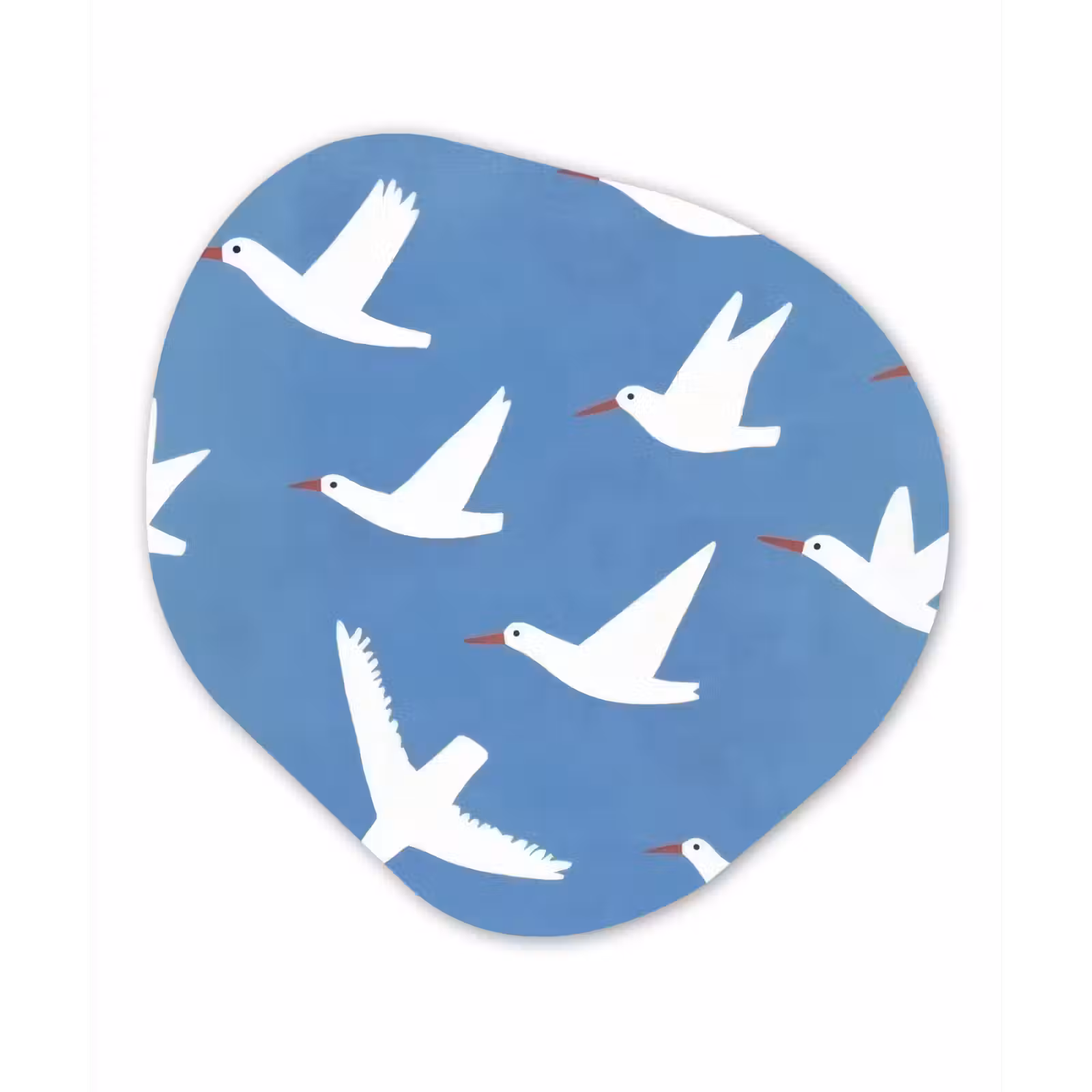 Organisch schilderij - Forex - Vogels - Wit - Patroon — 1
