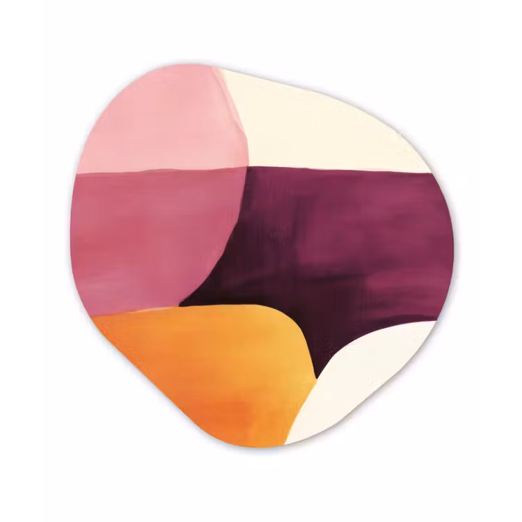 Organisch schilderij - Forex - Vormen - Abstract - Kleurrijk — 1
