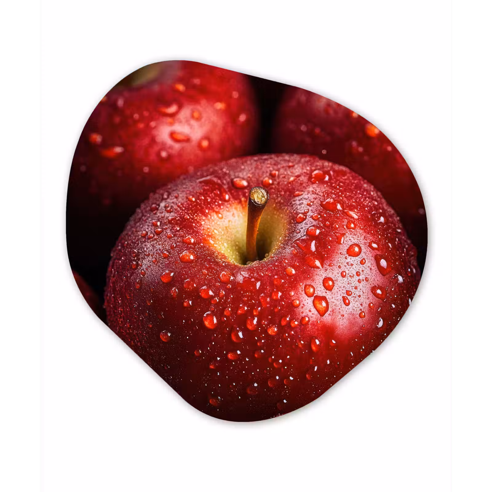 Organisch schilderij - Forex - Rood - Appels - Fruit — 1