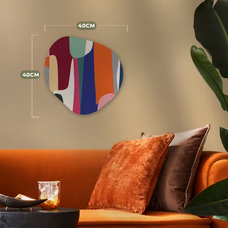 Organisch schilderij - Forex - Vormen - Ritmisch - Kleuren - Abstract — 4
