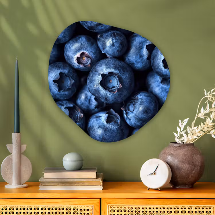 Organische vorm aluminium - Bessen - Blauw - Fruit — 2