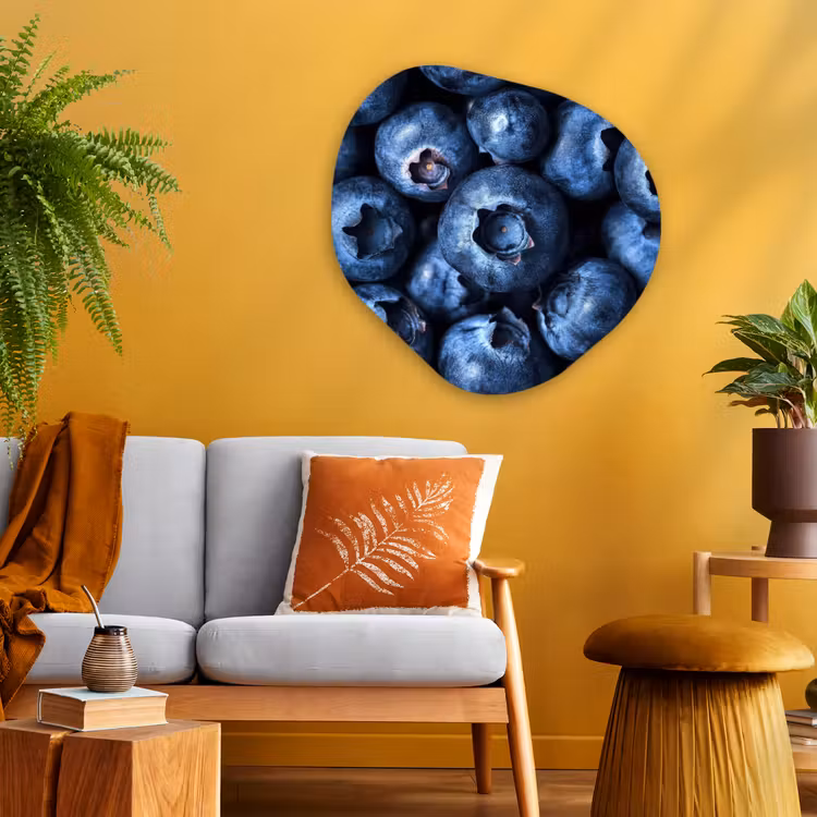 Organische vorm aluminium - Bessen - Blauw - Fruit — 3