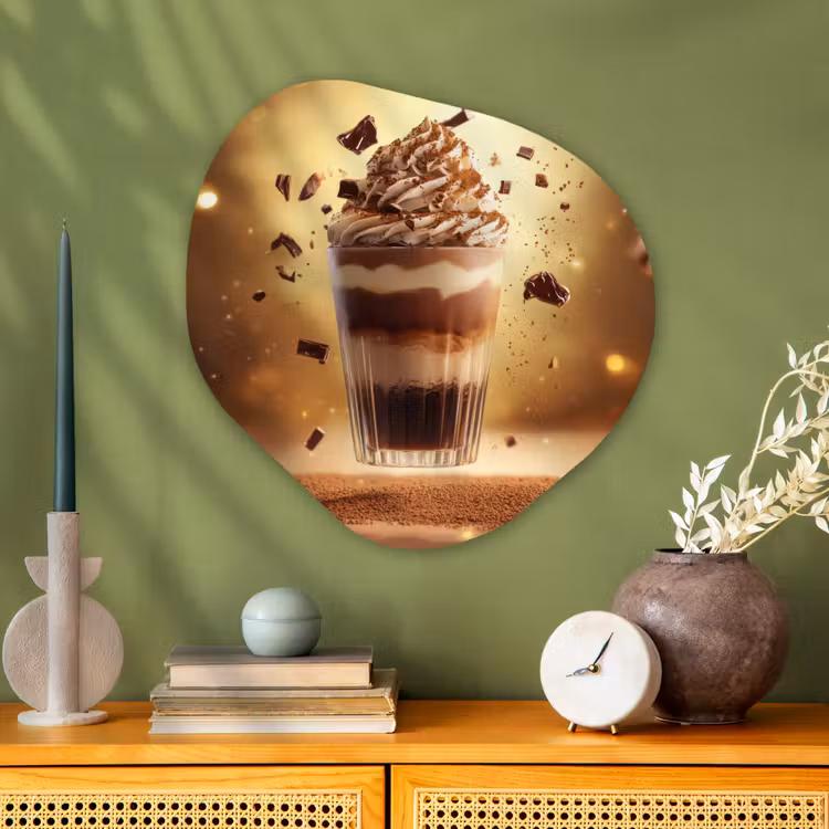 Organische vorm aluminium - Dessert - Chocolade - Zoet - Eten — 2
