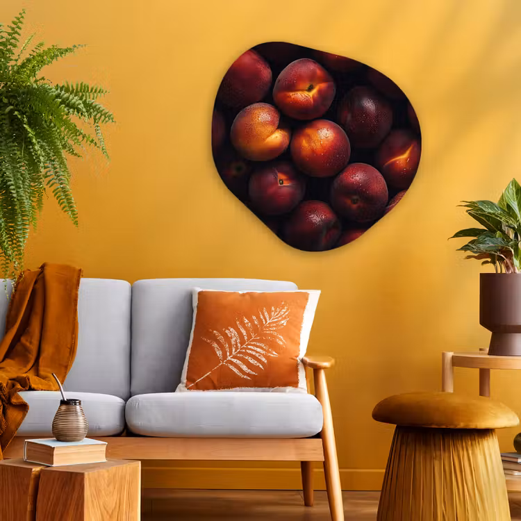 Organische vorm aluminium - Fruit - Close up - Nectarines — 3