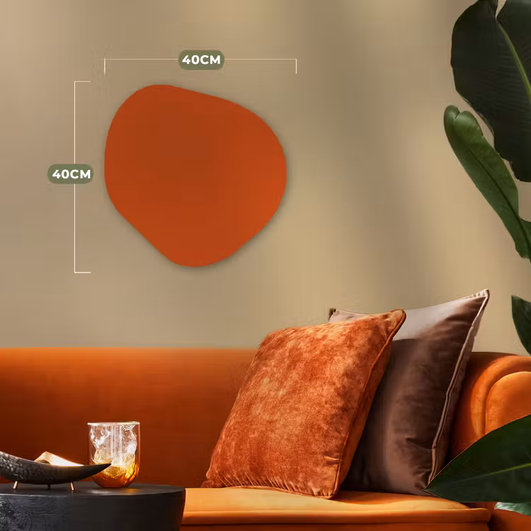 Organisch schilderij - Forex - Sienna - Aarde - Kleuren - Effen — 4