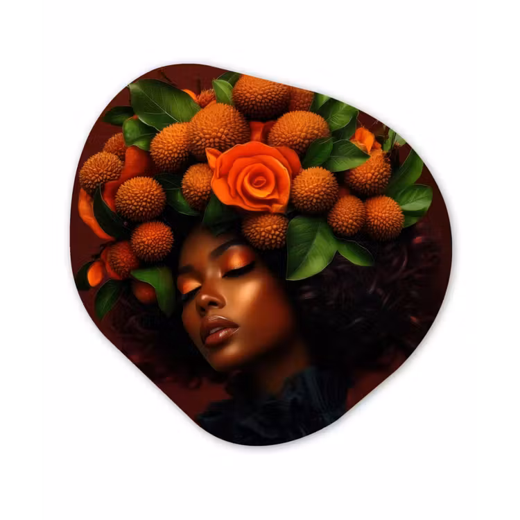 Organisch schilderij - Forex - Vrouw - lychee - exotisch — 1