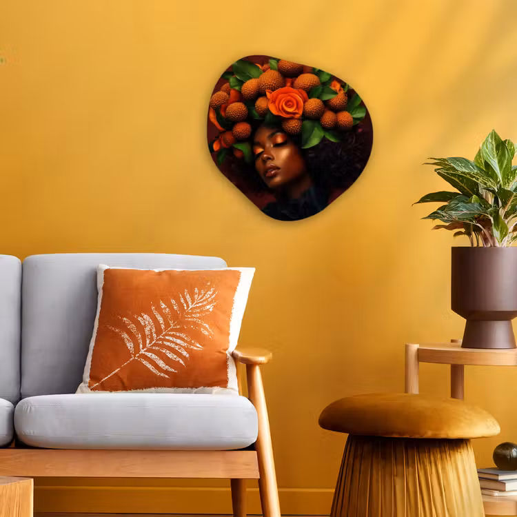 Organisch schilderij - Forex - Vrouw - lychee - exotisch — 3