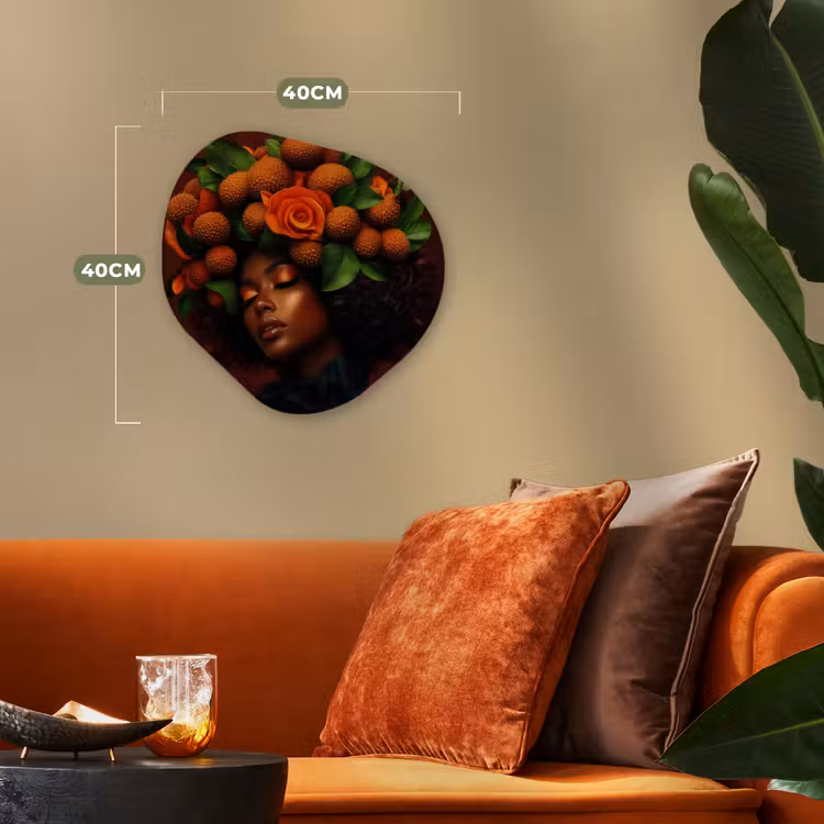 Organisch schilderij - Forex - Vrouw - lychee - exotisch — 4