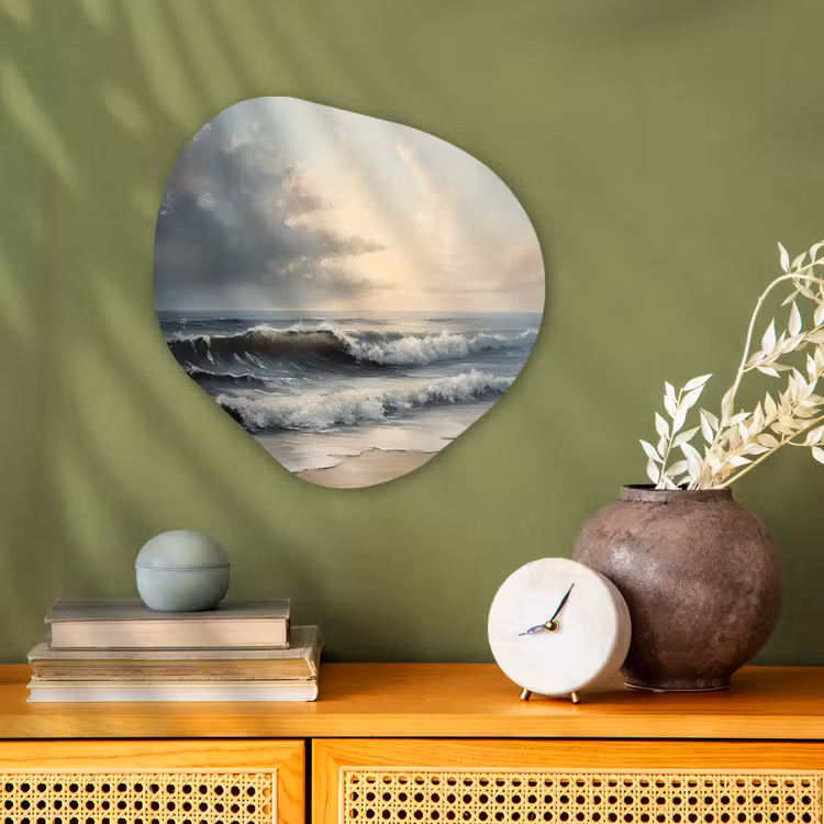 Organisch schilderij - Forex - Strand - Zee - Zonsondergang — 2