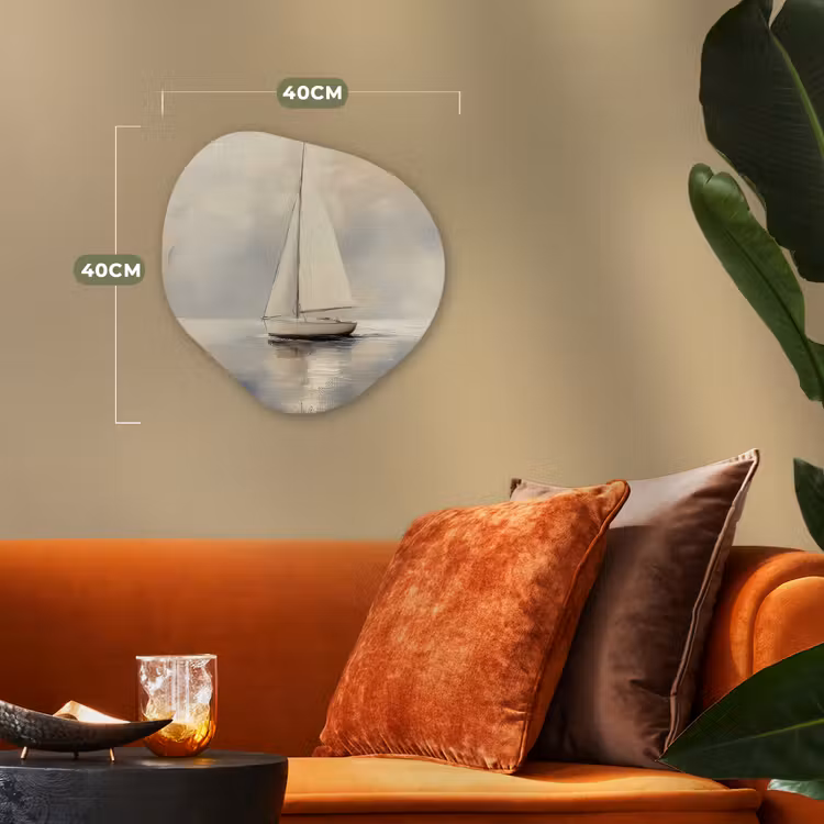 Organisch schilderij - Forex - Zeilschip - Zee - Bewolkt — 4