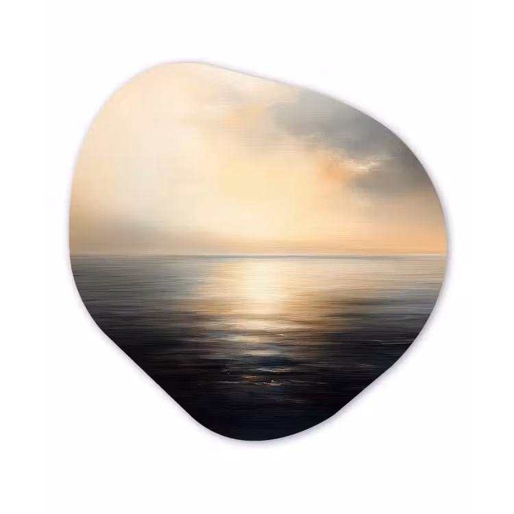 Organisch schilderij - Forex - Zon - Horizon - Zee — 1