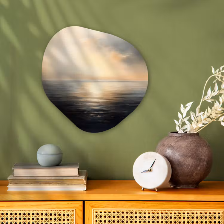 Organisch schilderij - Forex - Zon - Horizon - Zee — 2