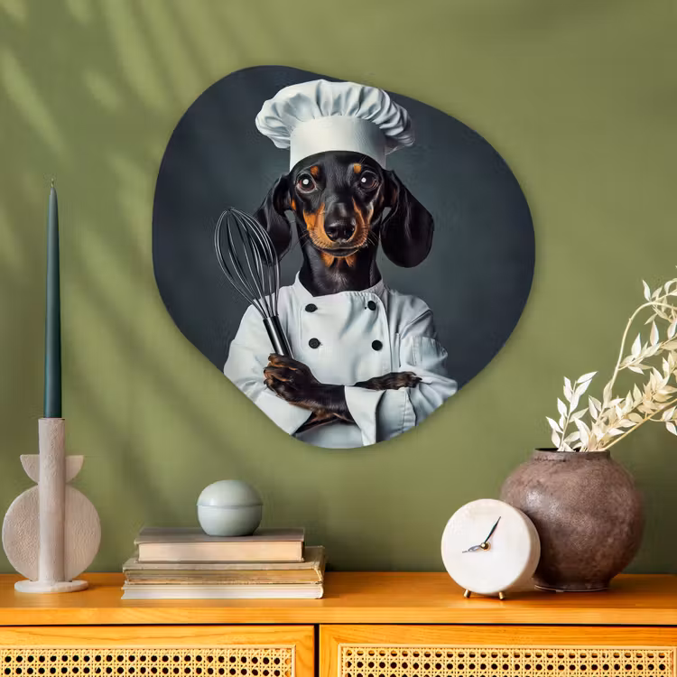 Organische vorm aluminium - Hond - Garde - Kok — 2
