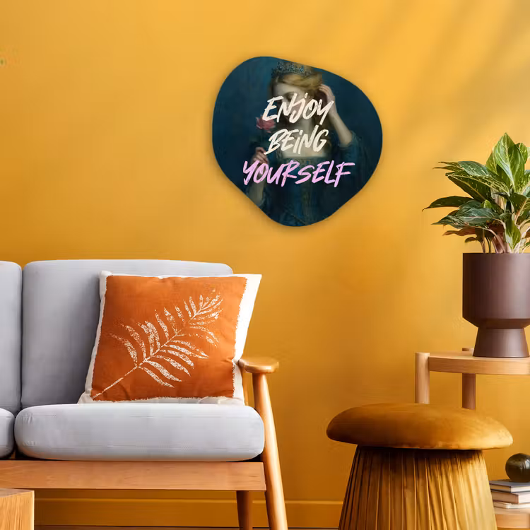 Organisch schilderij - Forex - Vrouw - Roos - Quote — 3