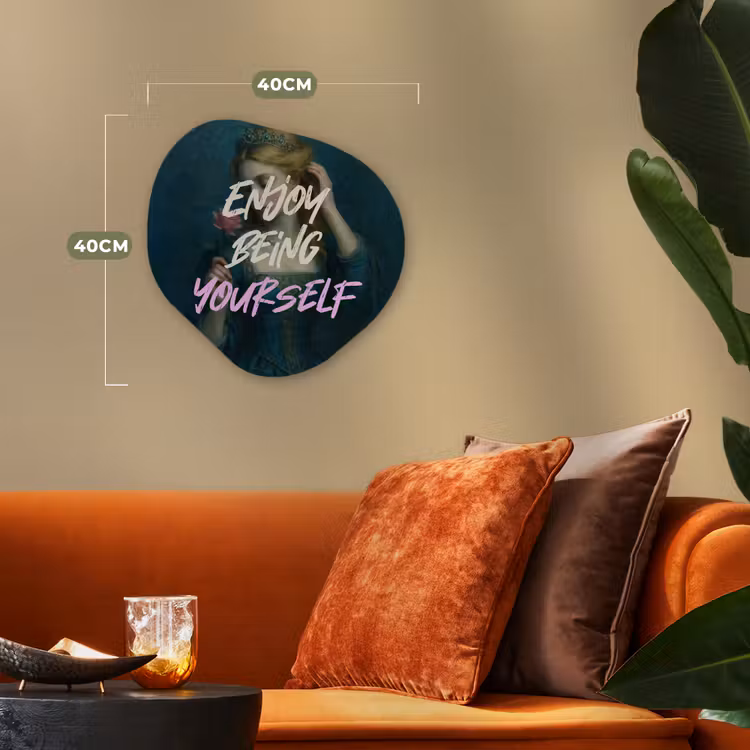 Organisch schilderij - Forex - Vrouw - Roos - Quote — 4