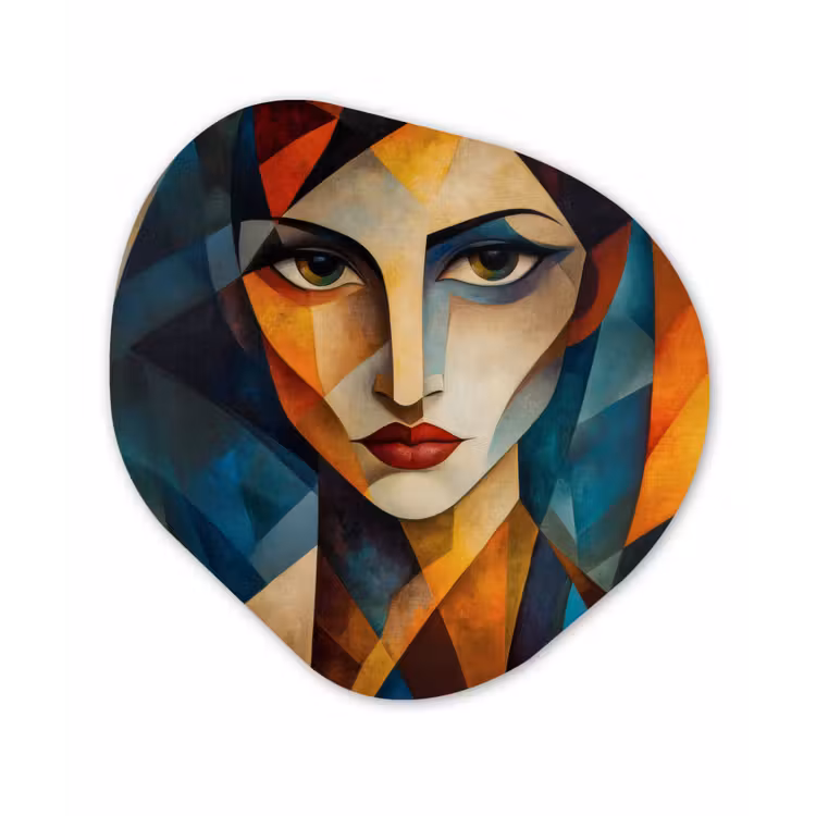 Organisch schilderij - Forex - Portret - Abstract - Vormen — 1