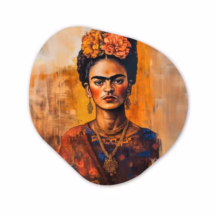 Organisch schilderij - Forex - Portret - Sieraden - Schilderachtig — 1